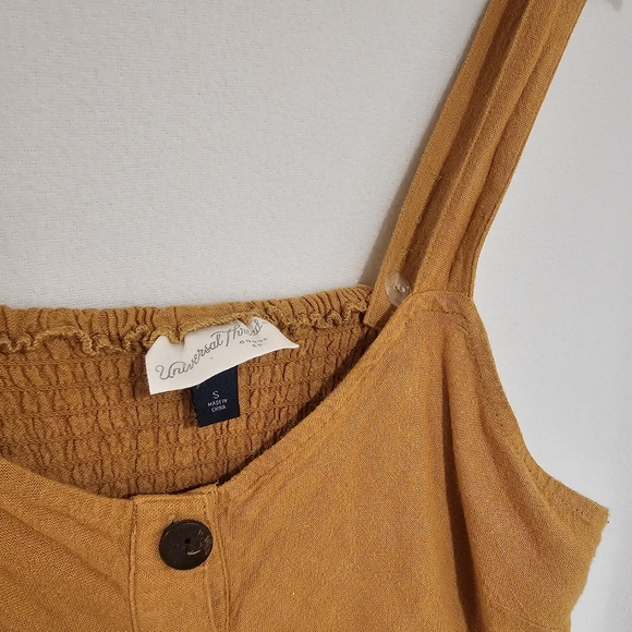 Terracotta Linen Blend Dress - Picture 4 of 7